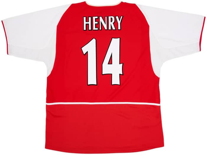 2002-04 Arsenal Home Shirt Henry #14 - 8/10 - (XL)