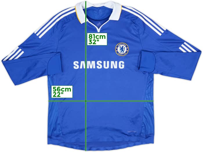2008-09 Chelsea Player Issue Home L/S Shirt #8 - 8/10 - (XL)