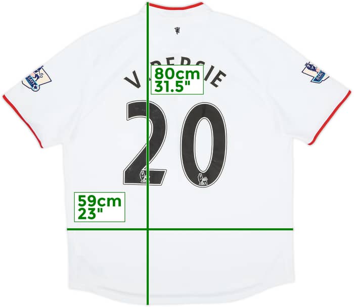 2012-14 Manchester United Away Shirt v. Persie #20 - 7/10 - (XL)