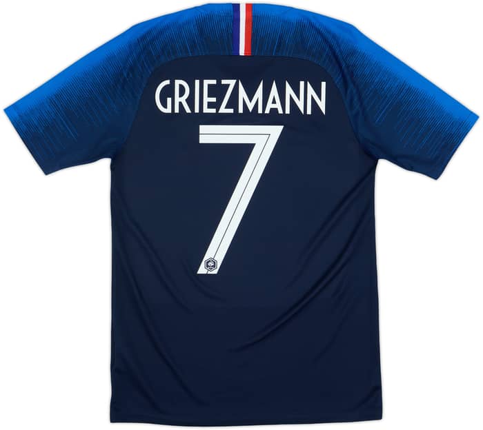 2018 France Home Shirt Griezmann #7 - 8/10 - (S)