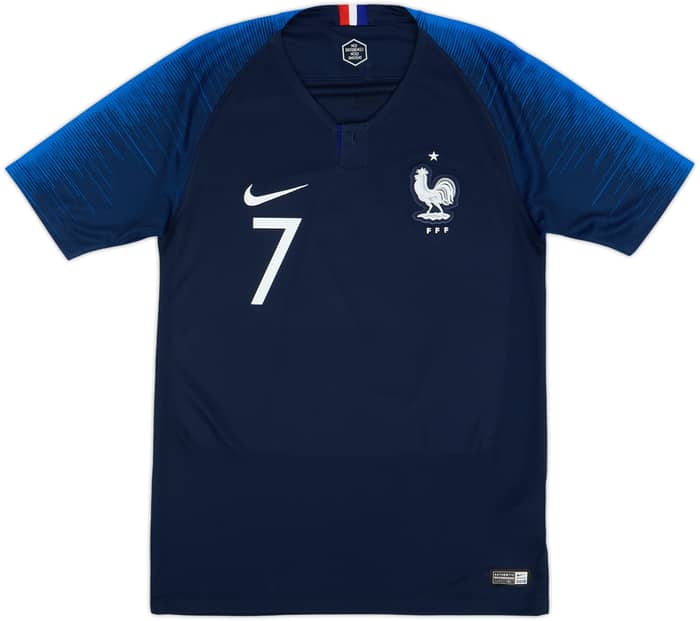 2018 France Home Shirt Griezmann #7 - 8/10 - (S)