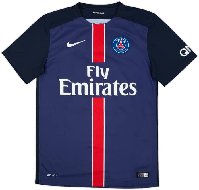 2015-16 Paris Saint-Germain Home Shirt Di Maria #11 - 8/10 - (S)