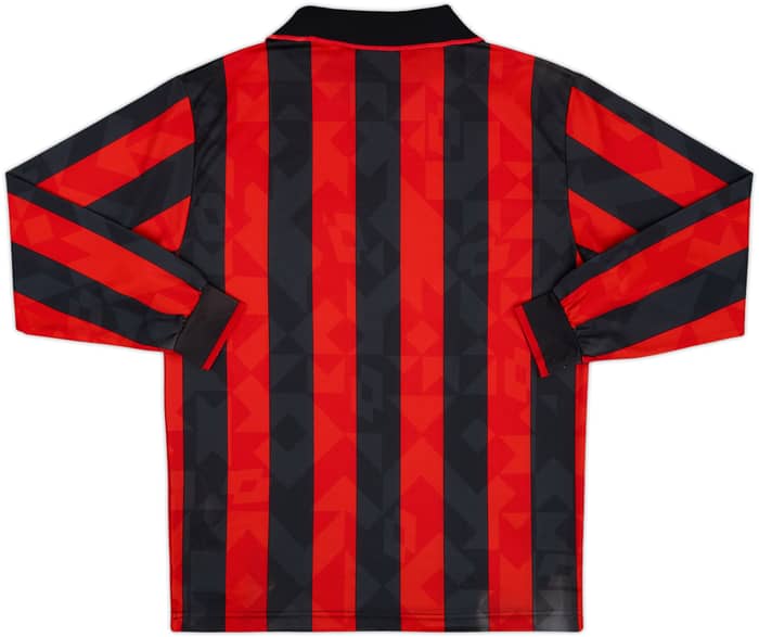 1994-95 AC Milan Home L/S Shirt - 9/10 - (L)