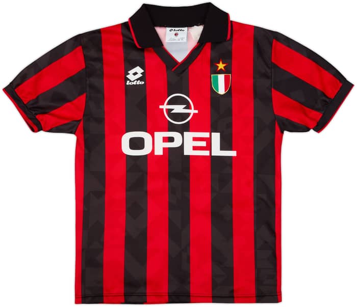 1994-95 AC Milan Home Shirt - 8/10 - (M/L)