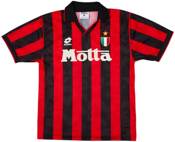 1993-94 AC Milan Home Shirt - 8/10 - (L)