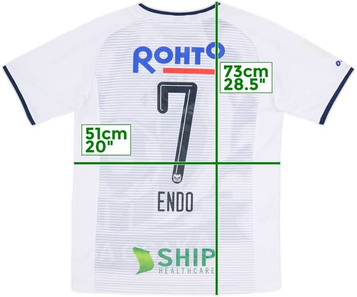 Camiseta de visitante del Gamba Osaka 2019 Endo #7 - 6/10 - (M/L)