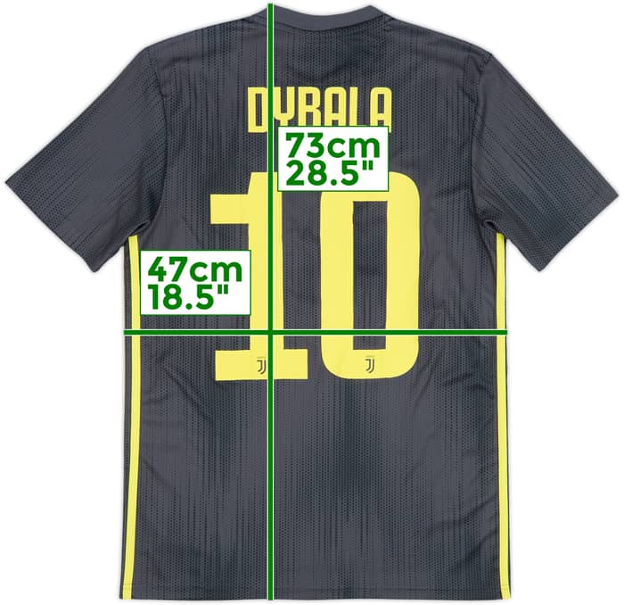 2018-19 Juventus Third Shirt Dybala #10 - 7/10 - (S)