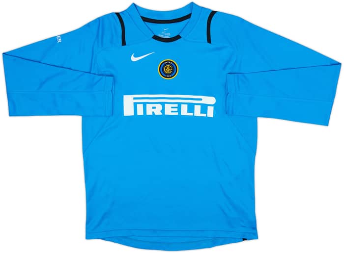 2006-07 Inter Milán Nike Camiseta de Manga Larga de Entrenamiento - 6/10 - (L.