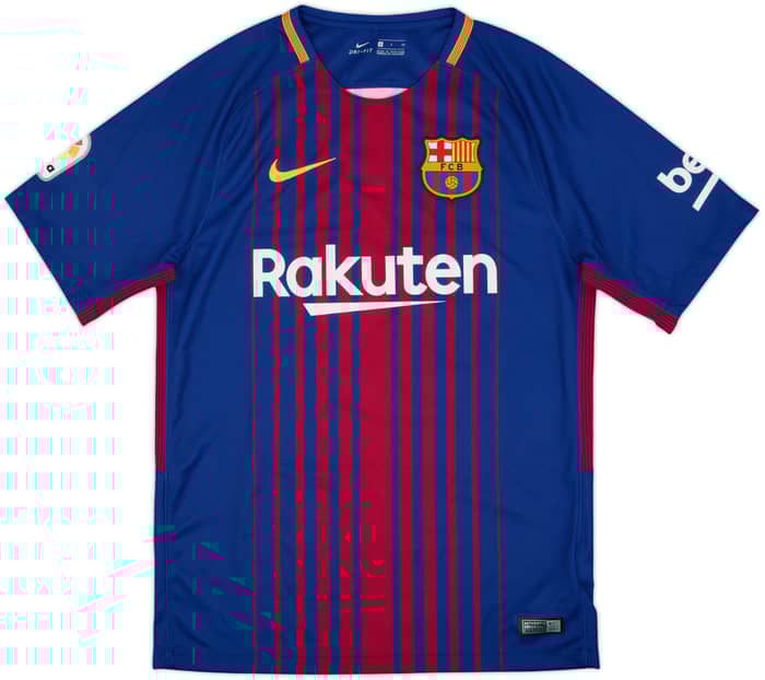 2017-18 Barcelona Home Shirt Messi #10 - 10/10 - (S)