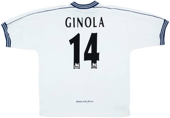 1997-99 Tottenham Home Shirt Ginola #14 - 6/10 - (XL)