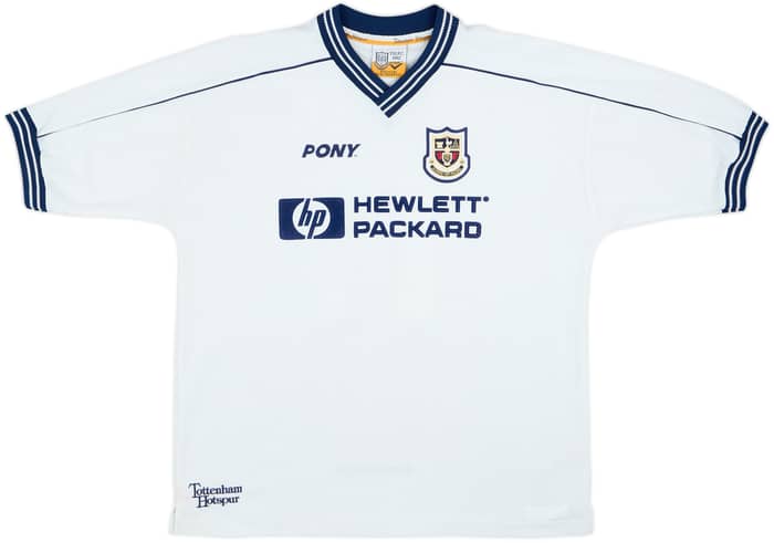 1997-99 Tottenham Home Shirt Ginola #14 - 6/10 - (XL)