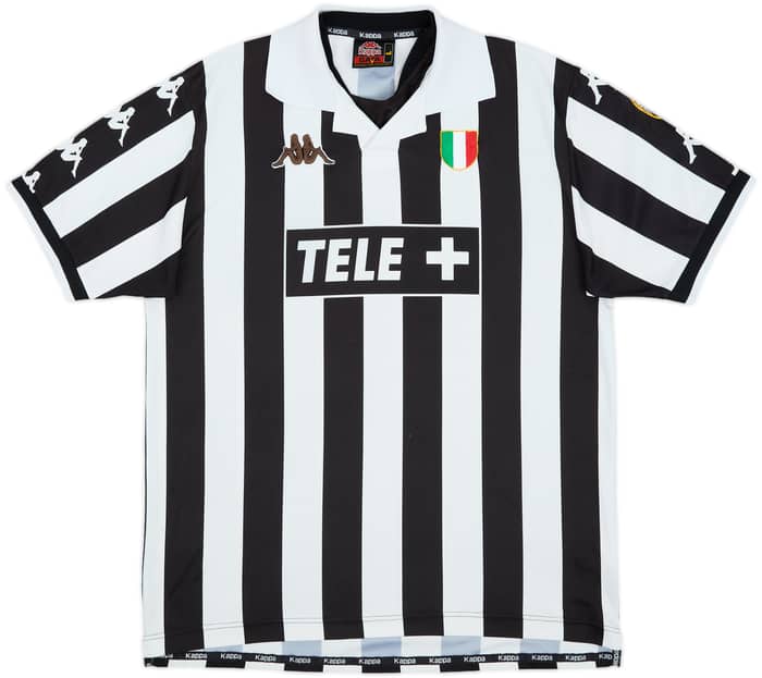 1998-99 Juventus CL Home Shirt Zidane #21 - 6/10 - (L)