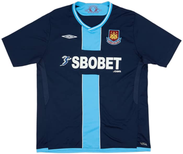 2009-10 West Ham Away Shirt Noble #16 - 8/10 - (XL)