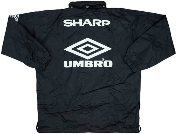 1994-95 Manchester United Umbro Hooded Rain Jacket (S)