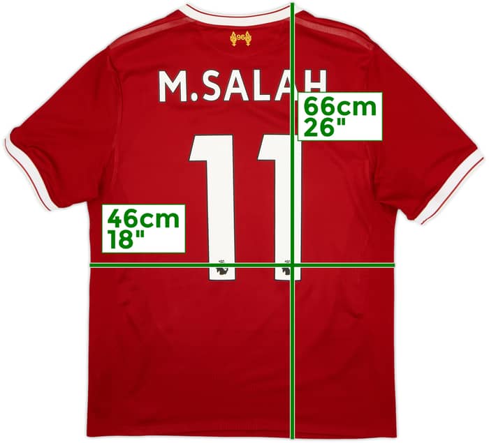 2017-18 Liverpool 125 Years Home Shirt M.Salah #11 - 7/10 - (S)