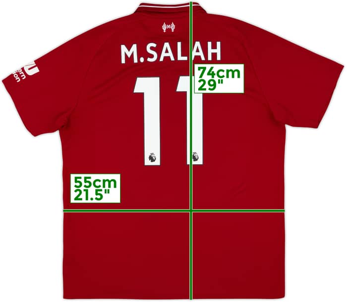 2018-19 Liverpool Home Shirt M.Salah #11 - 5/10 - (XL)