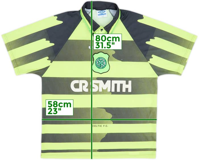 1996-97 Celtic Away Shirt - 8/10 - (XL)