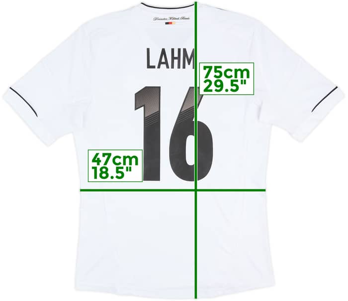 2012-13 Germany Home Shirt Lahm #16 - 8/10 - (M)