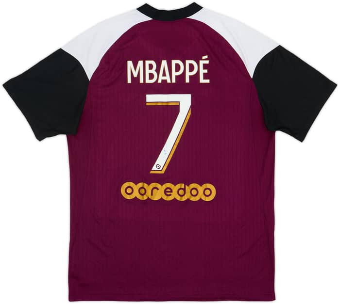 2020-21 Paris Saint-Germain Third Shirt Mbappe #7 - 5/10 - (L)