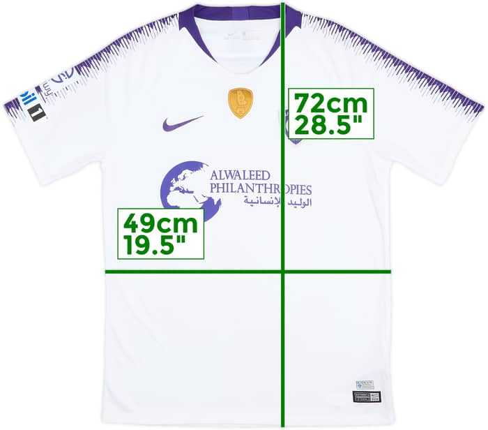 2018-19 Al-Hilal Riyadh Away Shirt - 9/10 - (M)