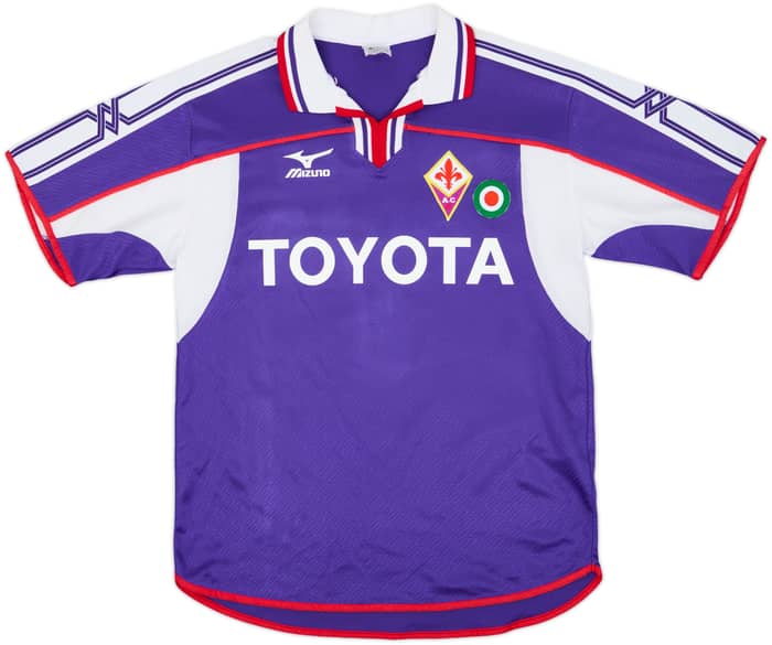 2001-02 Fiorentina Home Shirt Amaral #6 - 8/10 - (M)