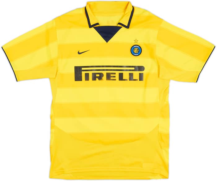 2003-04 Inter Milan Away Shirt J.Zanetti #4 - 6/10 - (M)