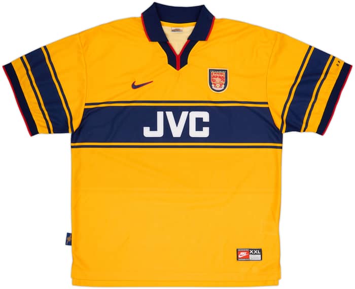 1997-99 Arsenal Camiseta Visitante Bergkamp #10 - 8/10 - (XXL)