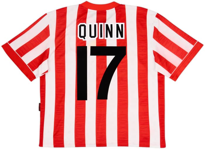1996-97 Sunderland Home Shirt Quinn #17 - 6/10 - (M)
