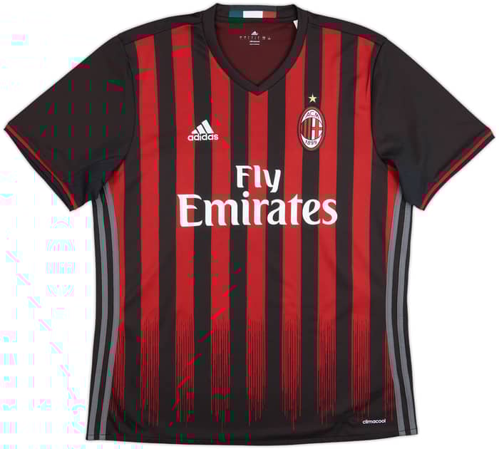 2016-17 AC Milan Home Shirt Suso #8 - 8/10 - (L)