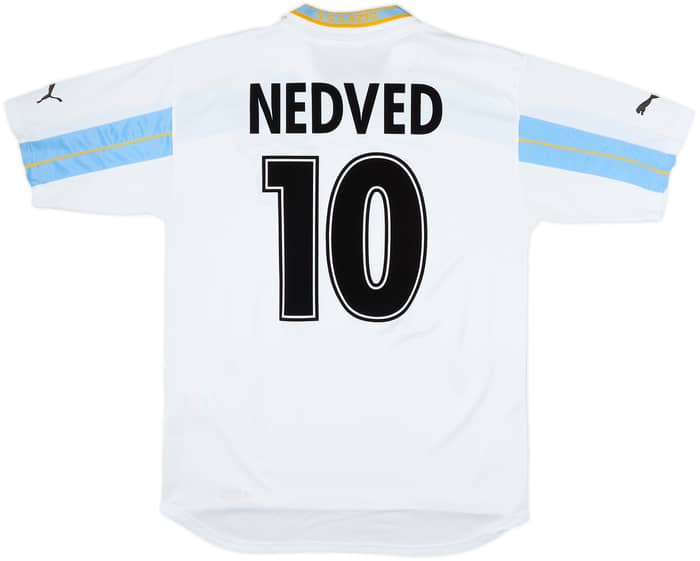 1999-00 Lazio Centenary Home Shirt Nedved #18 - 8/10 - (L)