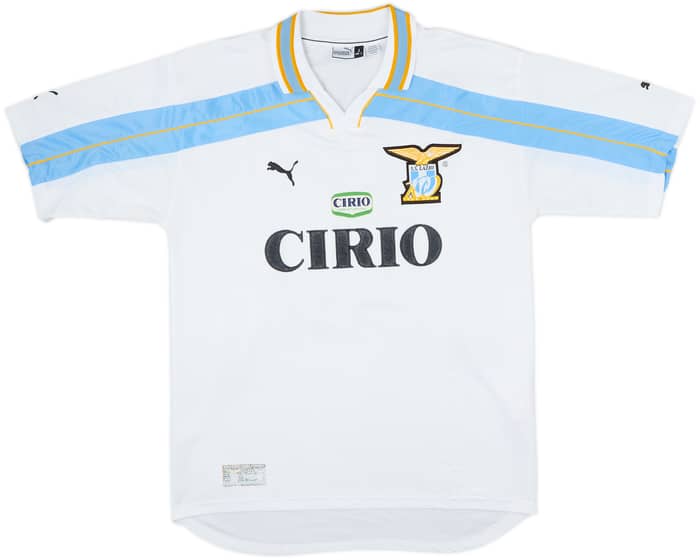 1999-00 Lazio Centenary Home Shirt Nedved #18 - 8/10 - (L)