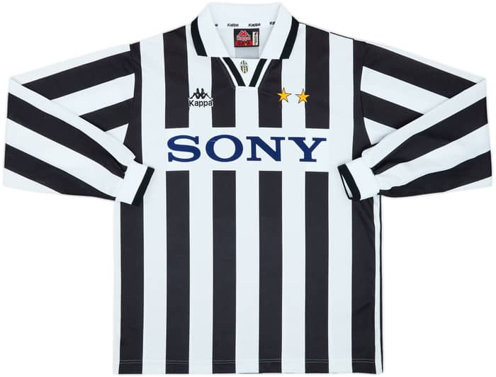 1995-97 Juventus Home L/S Shirt - 5/10 - (L)