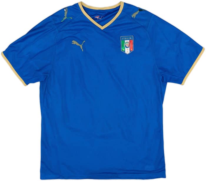 2007-08 Italia Camiseta Local - 4/10 - (L)