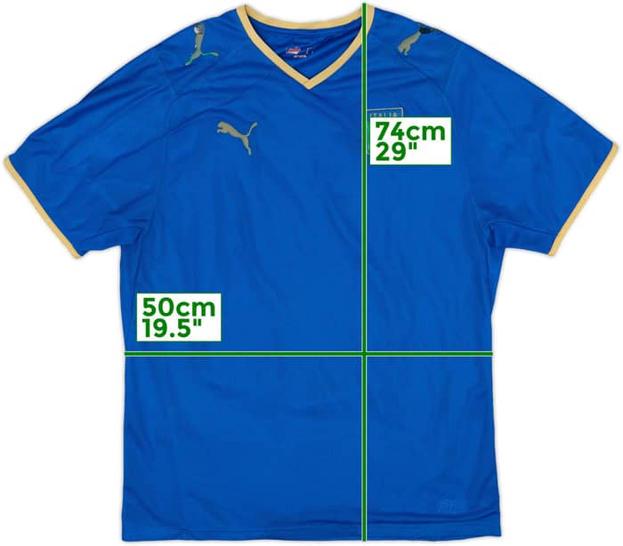2007-08 Italia Camiseta Local - 4/10 - (L)