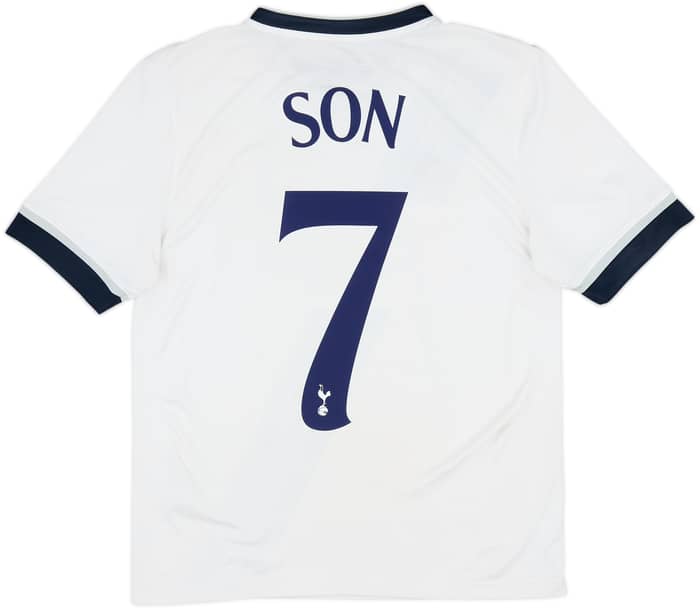 2015-16 Tottenham Home Shirt Son #7 - 6/10 - (XL.Boys)