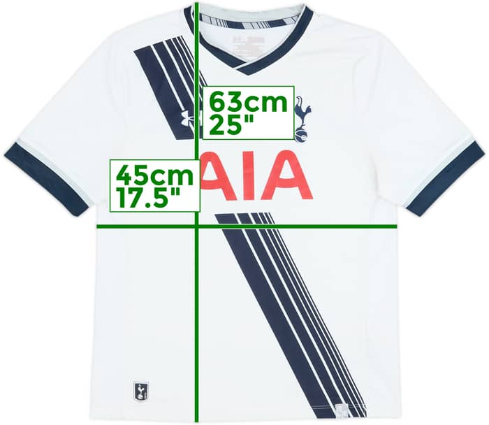 2015-16 Tottenham Home Shirt - 6/10 - (XL.Boys)