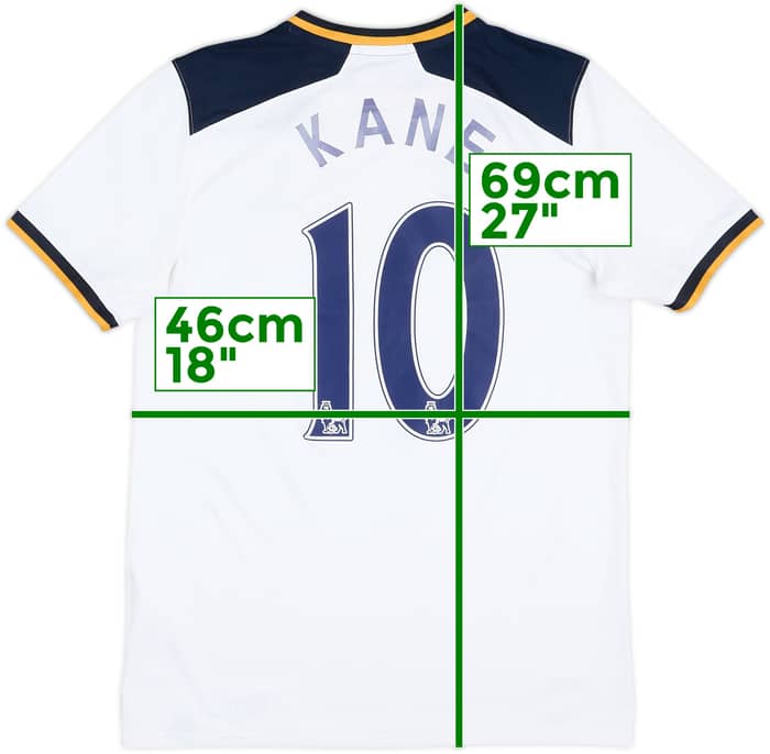 2016-17 Tottenham Home Shirt Kane #10 - 5/10 - (XL.Boys)