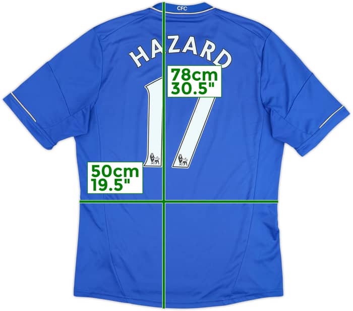 2012-13 Chelsea Home Shirt Hazard #17 - 6/10 - (L)