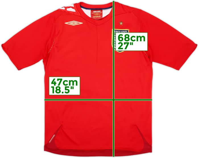 2006-08 England Away Shirt - 5/10 - (S)