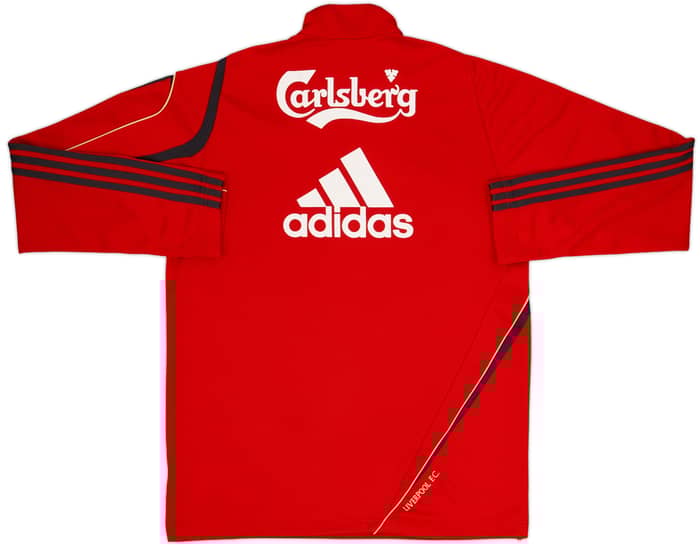 2008-09 Liverpool adidas 1/4 Zip Drill Top - 8/10 - (L)