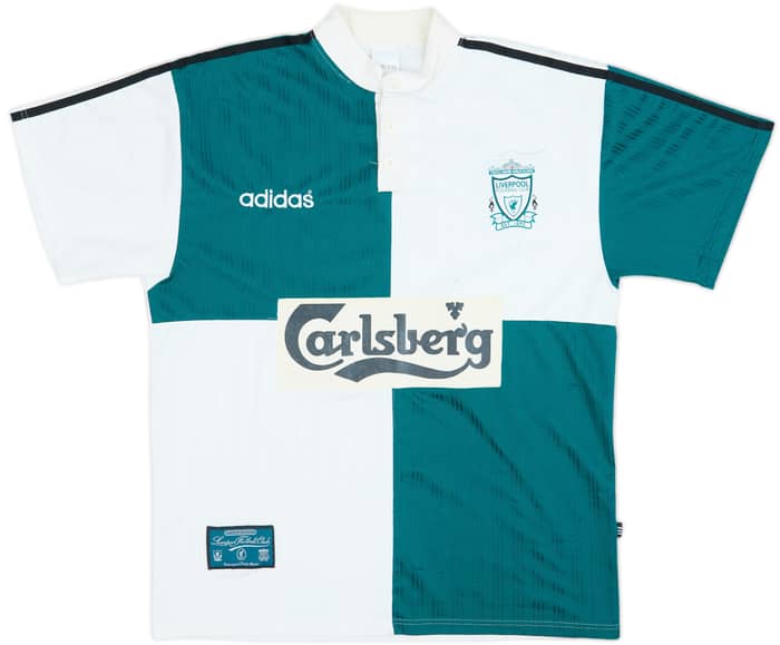 1995-96 Liverpool Camiseta de visitante - 6/10 - (L)