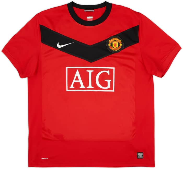 2009-10 Manchester United Home Shirt - 6/10 - (L)