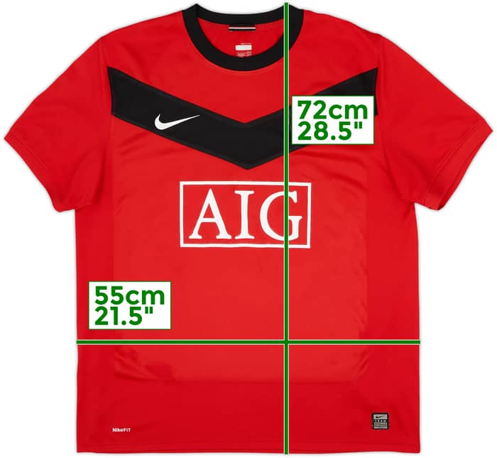 2009-10 Manchester United Home Shirt - 6/10 - (L)