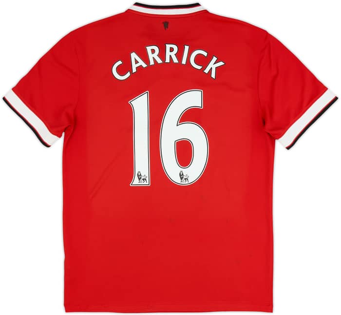 2014-15 Manchester United Home Shirt Carrick #16 - 5/10 - (M)