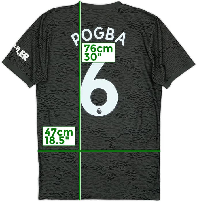 2020-21 Manchester United Away Shirt Pogba #6 - 6/10 - (M)