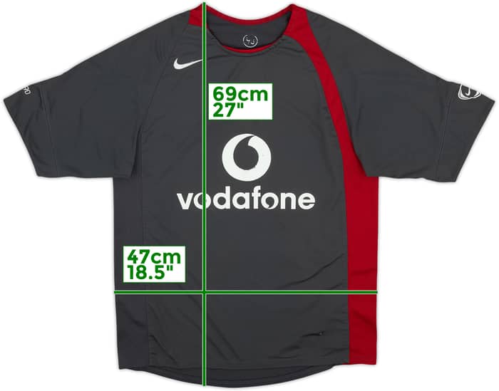 2004-05 Manchester United Nike Training Shirt - 6/10 - (S)