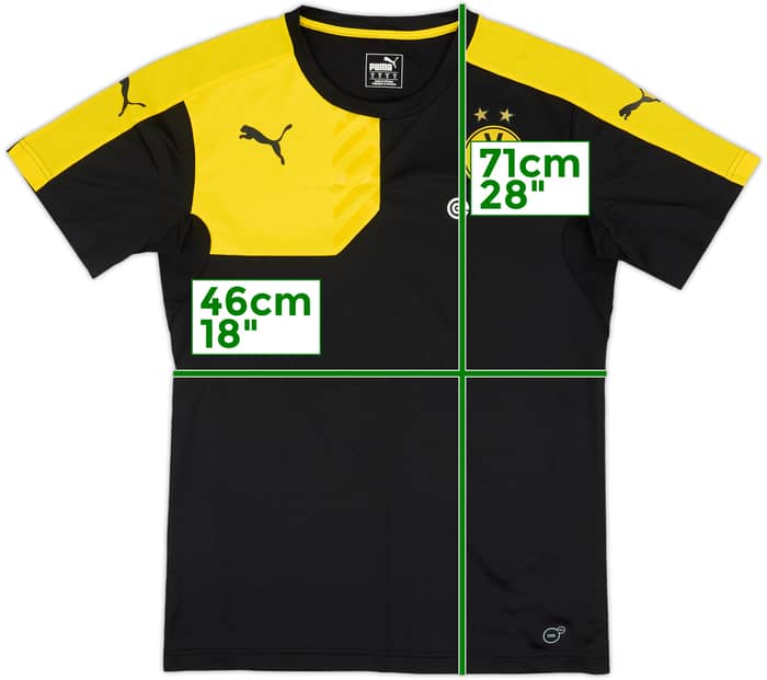 2015-16 Borussia Dortmund Puma Camiseta de Entrenamiento - 9/10 - (M)