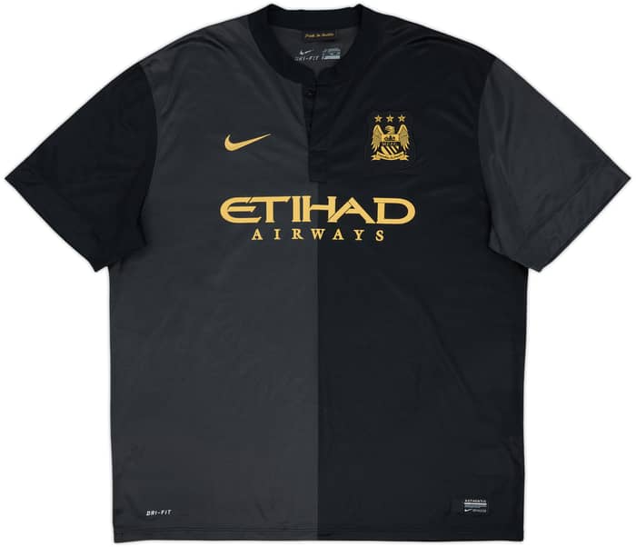2013-14 Manchester City Away Shirt Silva #21 - 6/10 - (XXL)
