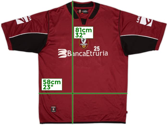 2005-06 Arezzo Legea Player Issue Training Shirt #25 - 9/10 - (XL)