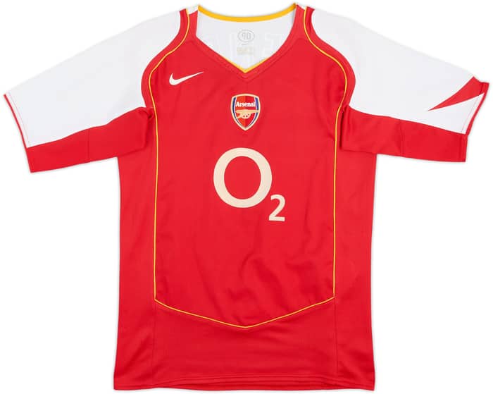 2004-05 Arsenal Home Shirt Henry #14 - 8/10 - (XL.Boys)